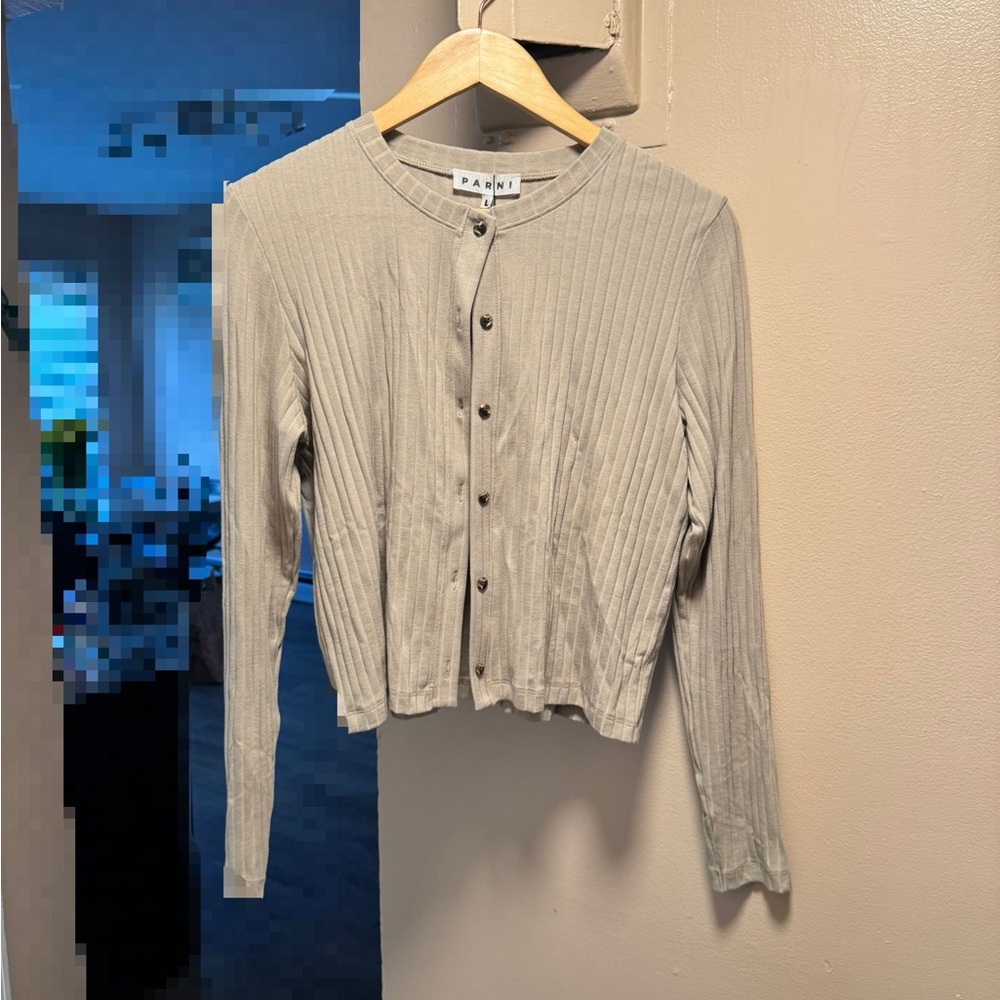 PARNI Ribbed Women's Cardigan